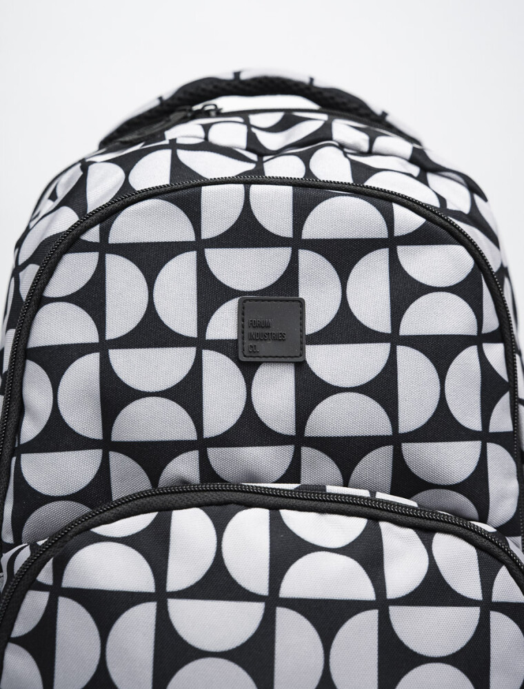 Mochila Fullprint Blanco y Negro