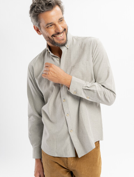 Camisa m/l oxford lisa oliva