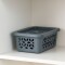 Caja organizadora P con tapa GRIS