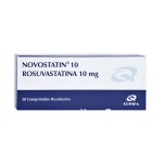 NOVOSTATIN 10 MG. CJ X 30 COMP. única