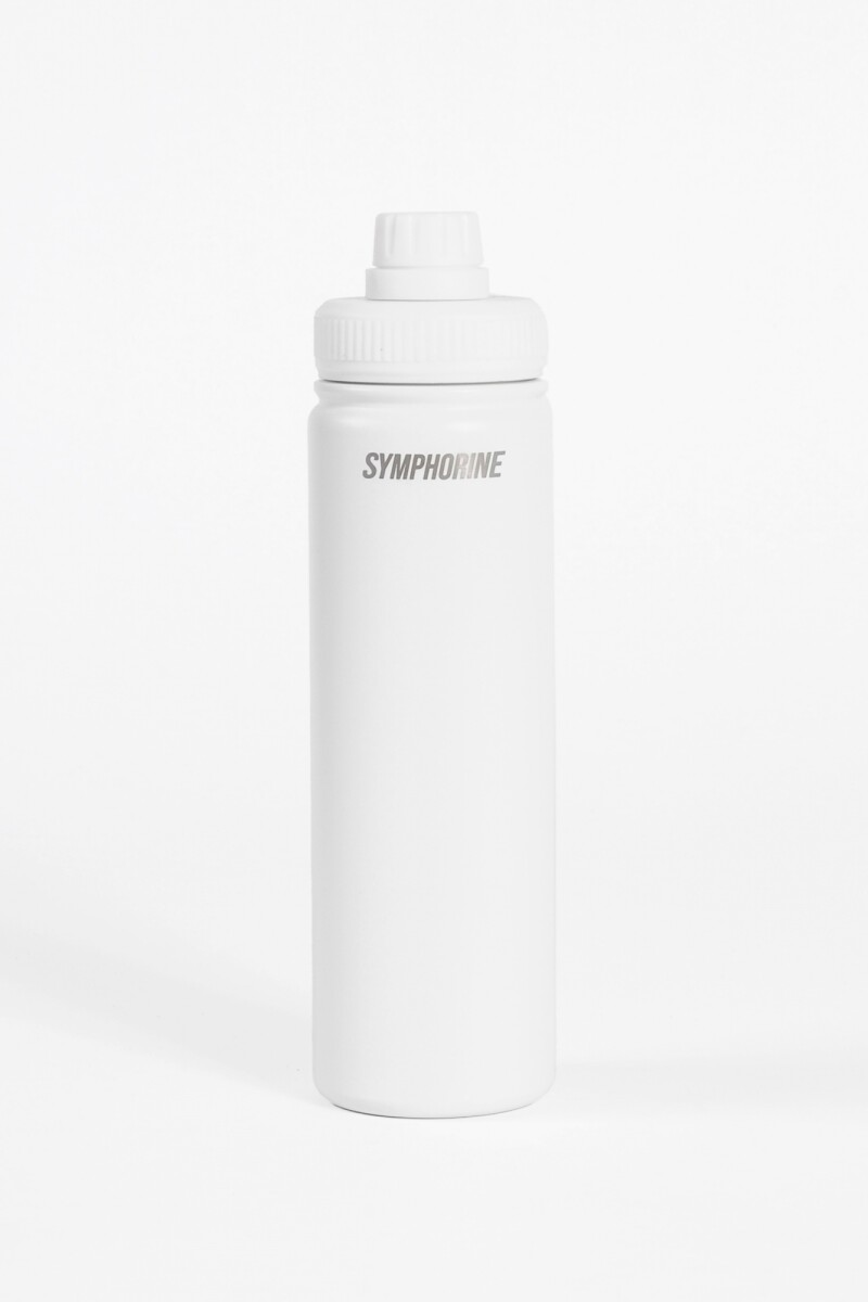 Botella térmica acero blanco