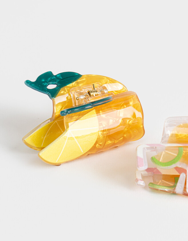 Broches Sets Foodie Set De Broches - Amarillo Medio