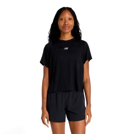 Remera de Mujer New Balance Shirt Infinity Negro