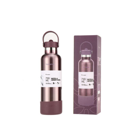 Botella Térmica Con Pico 750Ml. Lila Metalizado