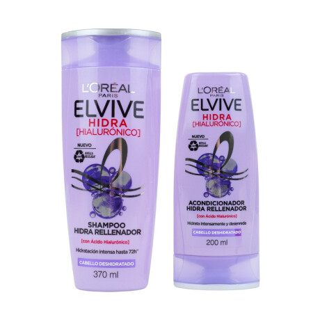 Pack shampoo + acondicionador Elvive hidra hialurónico Pack shampoo + acondicionador Elvive hidra hialurónico