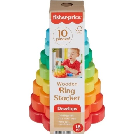 Anillos Apilables de Madera Fisher Price 001