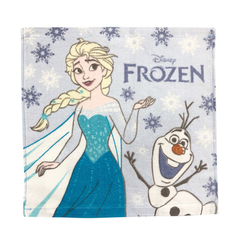 Toalla de Mano Frozen 100% Algodón 30 x 30 cm CELESTE CLARO