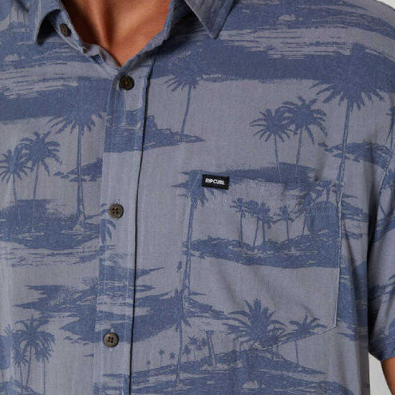 Camisa MC Rip Curl Party Pack - Azul Camisa MC Rip Curl Party Pack - Azul