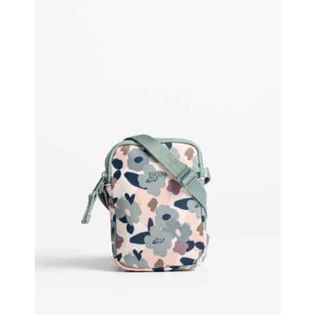 Pouch Con Cierre Estampado Flores