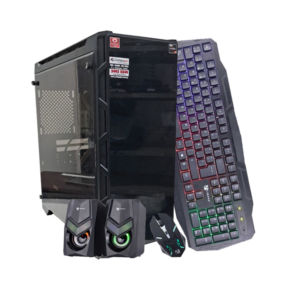 PC GAMER Reacond. AMD Ryzen 3 3200G. RAM 8GB. Disco Sólido NUEVO 240GB. Win11 