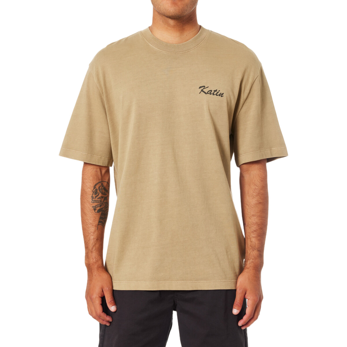 Remera Katin Trabajo Relaxed - Beige 