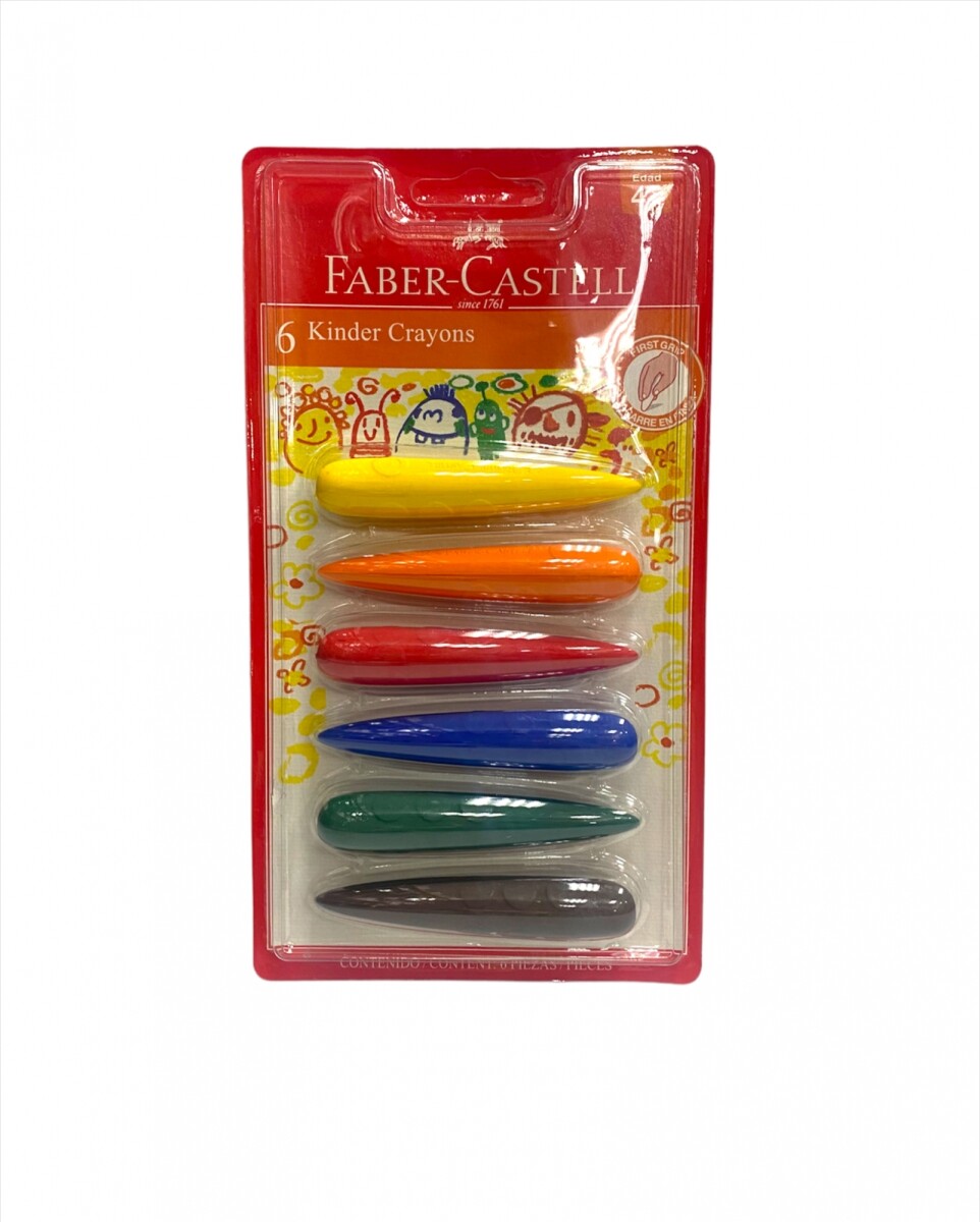 Crayon Cohete Faber Castell x 6 