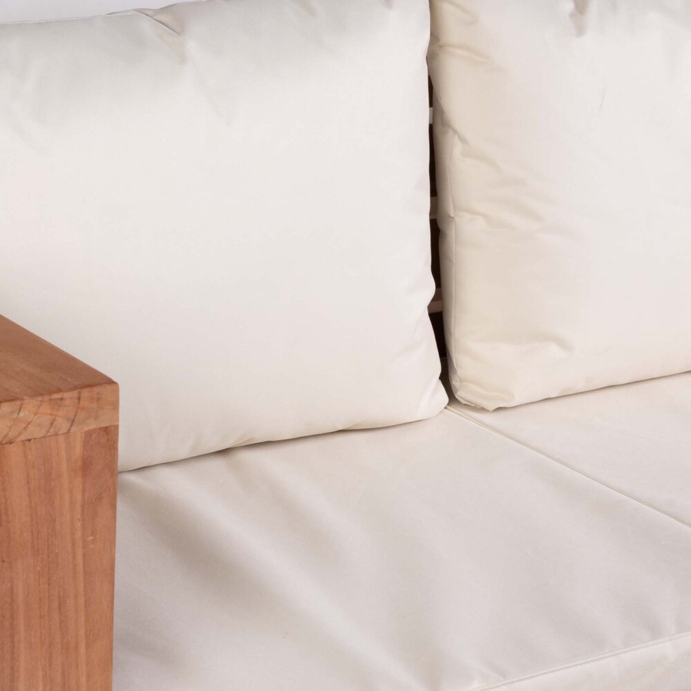 SET DE LIVING MADERA NATURAL-BEIGE PRESIDENT