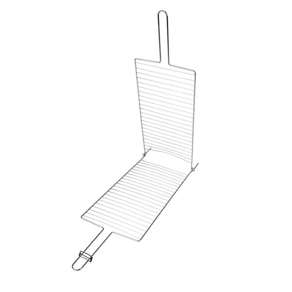 REJILLA DOBLE PARA PARRILLA 81,5X27 CM PLATA