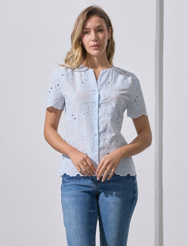 Blusa Broderie CELESTE