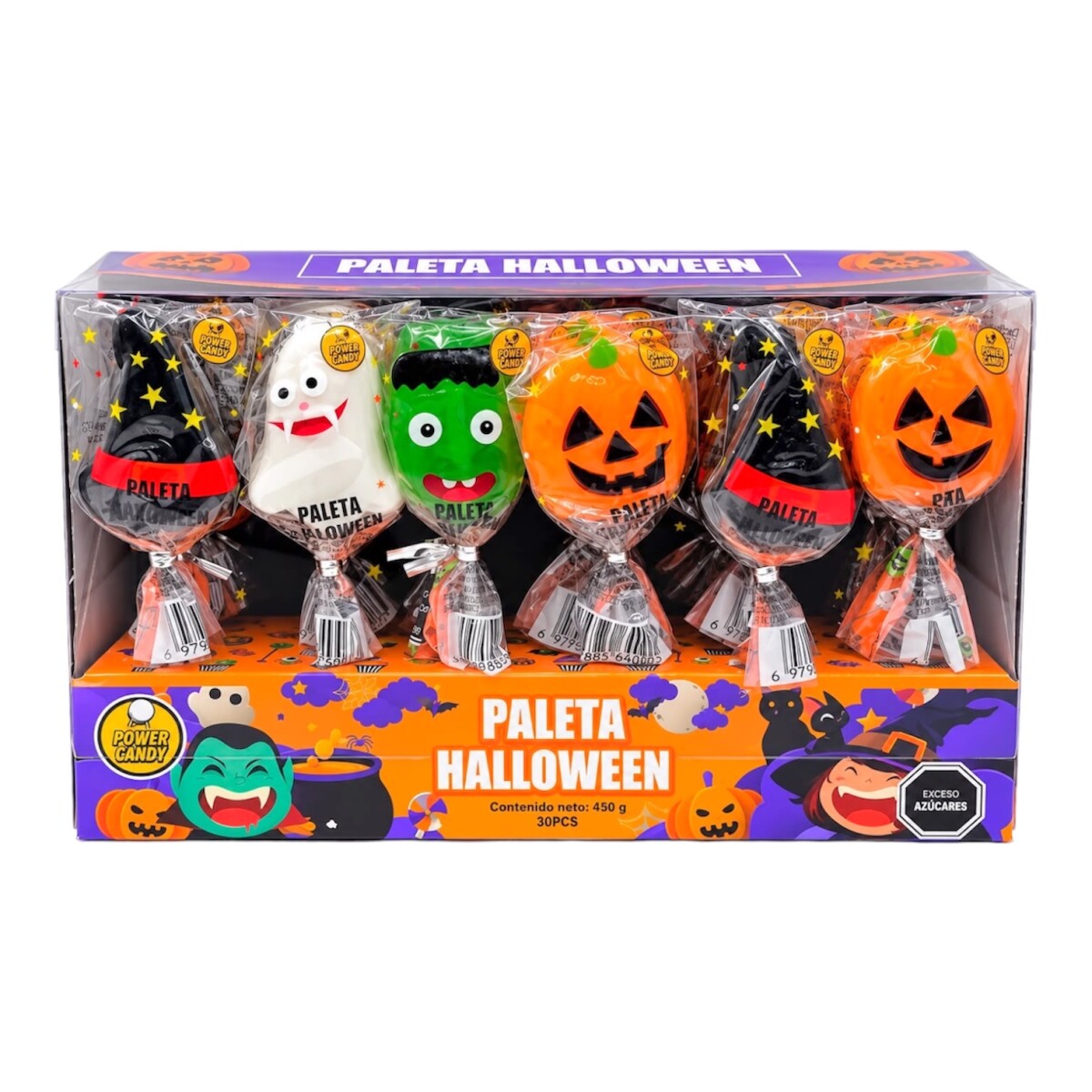 Chupetin Paleta Halloween x 30 