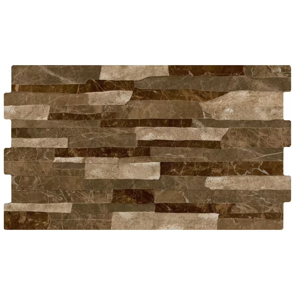 Cerámica Para Pared Oasis Cancún 31x54 Cm Estilo Piedra Mate 