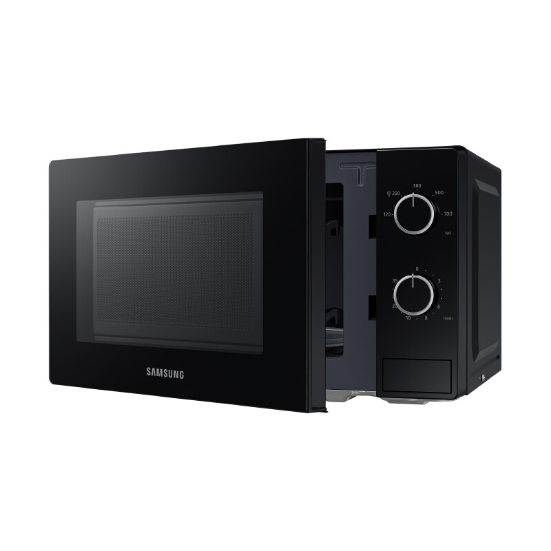 Microondas Samsung 20 L 700 W Puerta de Cristal Doble Dial Black
