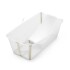 Baño Stokke flexibath set c reposera transparente beige