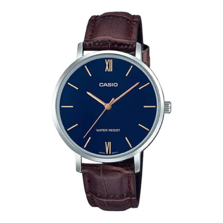 Reloj Casio Clasico Cuero Marron 0