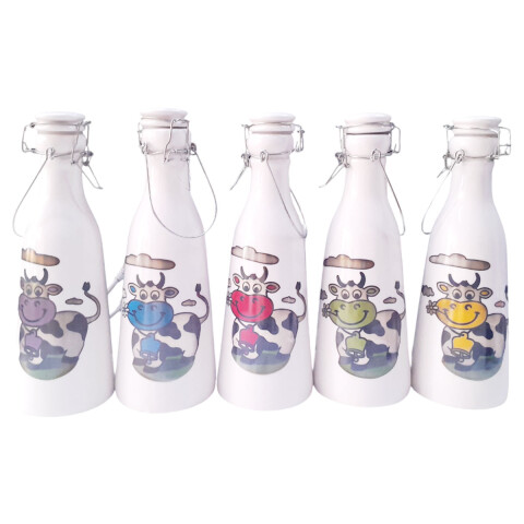 Botella hermética de cerámica estampada Botella Hermética De Cerámica Estampada