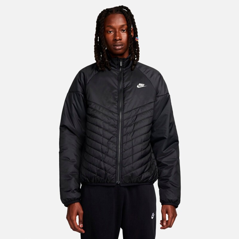 Abrigo Nike Windrunner de Hombre Negro