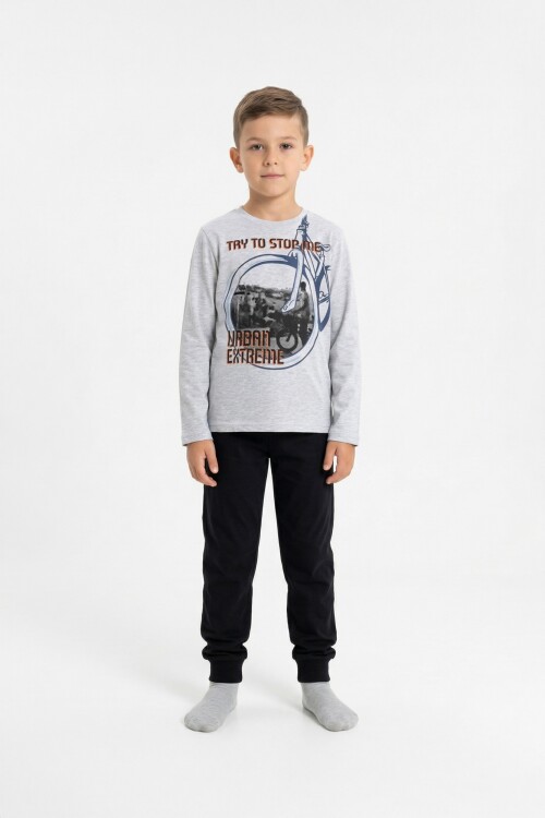 Conjunto Try to Stop me GRIS MELANGE