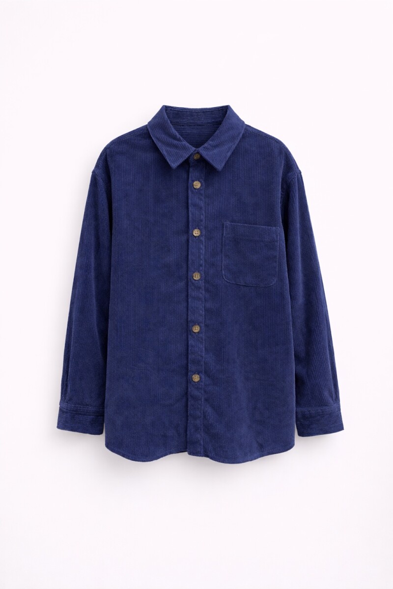 SOBRECAMISA DINOR - AZUL OSCURO 