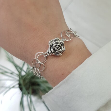 Pulsera Rosa N1 - Plata 925 Pulsera Rosa N1 - Plata 925