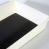 BADEJA RECT PLAST BLANCO 41X17X5CM Unica