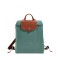 Longchamp -Mochila Longchamp plegable de nylon con cierre, Le pliage M Verde