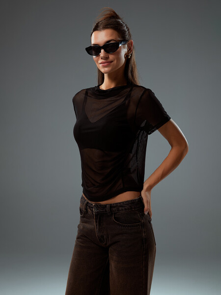 REMERA MAJO NEGRO