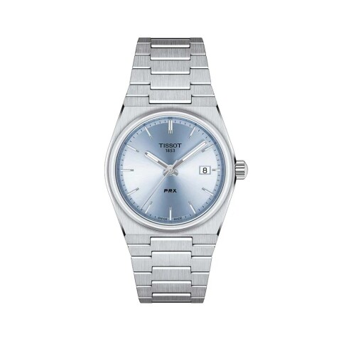 Reloj Tissot PRX 35mm T1372101135100 correa acero esfera celeste Reloj Tissot Prx 35mm T1372101135100 Correa Acero Esfera Celeste
