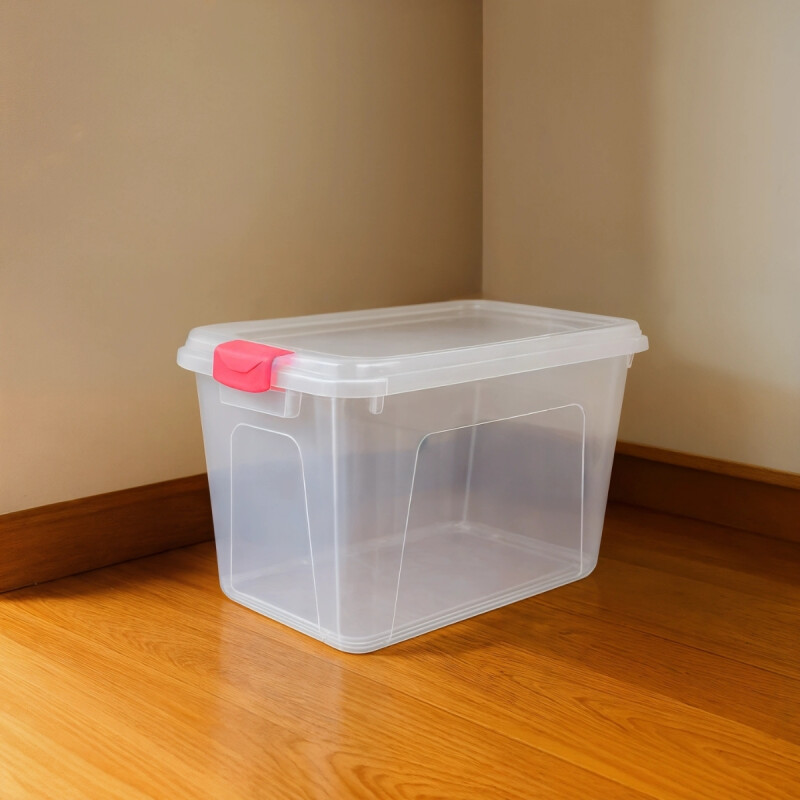 Caja organizadora 65 lts TRANSPARENTE