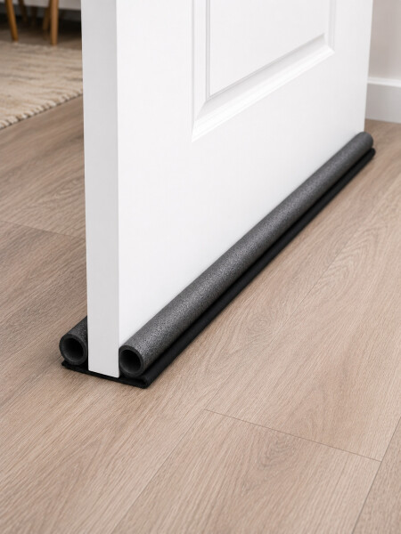 BURLETE PARA PUERTA NEGRO.