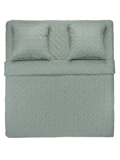 Juego de sábanas HANNA - Queen 240x280 verde Juego de sábanas HANNA - Queen 240x280 verde