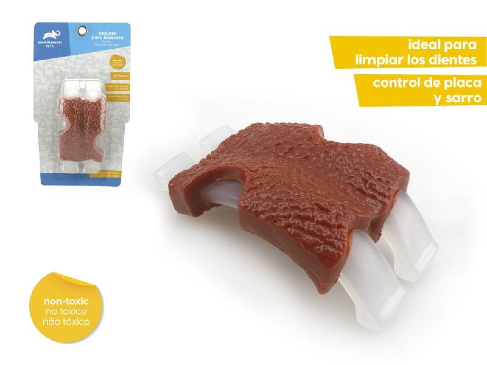 JUGUETE DE COSTILLAS CON SABOR A CARNE 