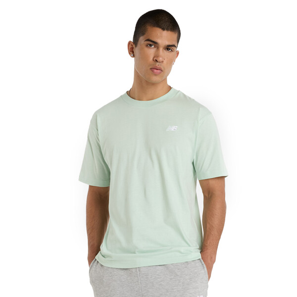 SPORT ESSENTIALS COTTON TSHIRT - NEW BALANCE VERDE