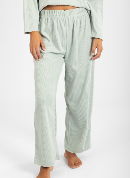 Pantalon cosy Verde claro