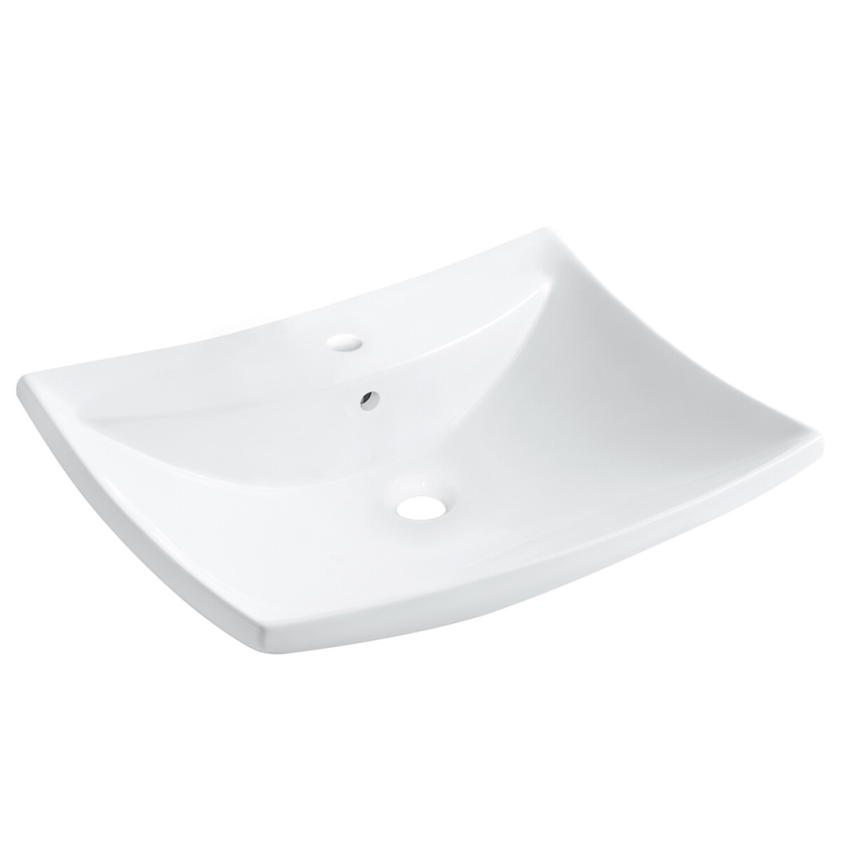 Bacha Modelo Bombe Recta Blanca 60x44,5x17 Cm 