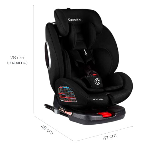 Butaca Carestino Montreal con ISOFIX 360 de 0 a 36kg Gris