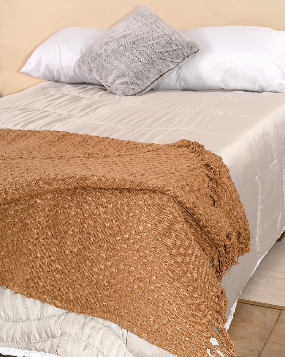 PIE DE CAMA LUXOR - TABACO 