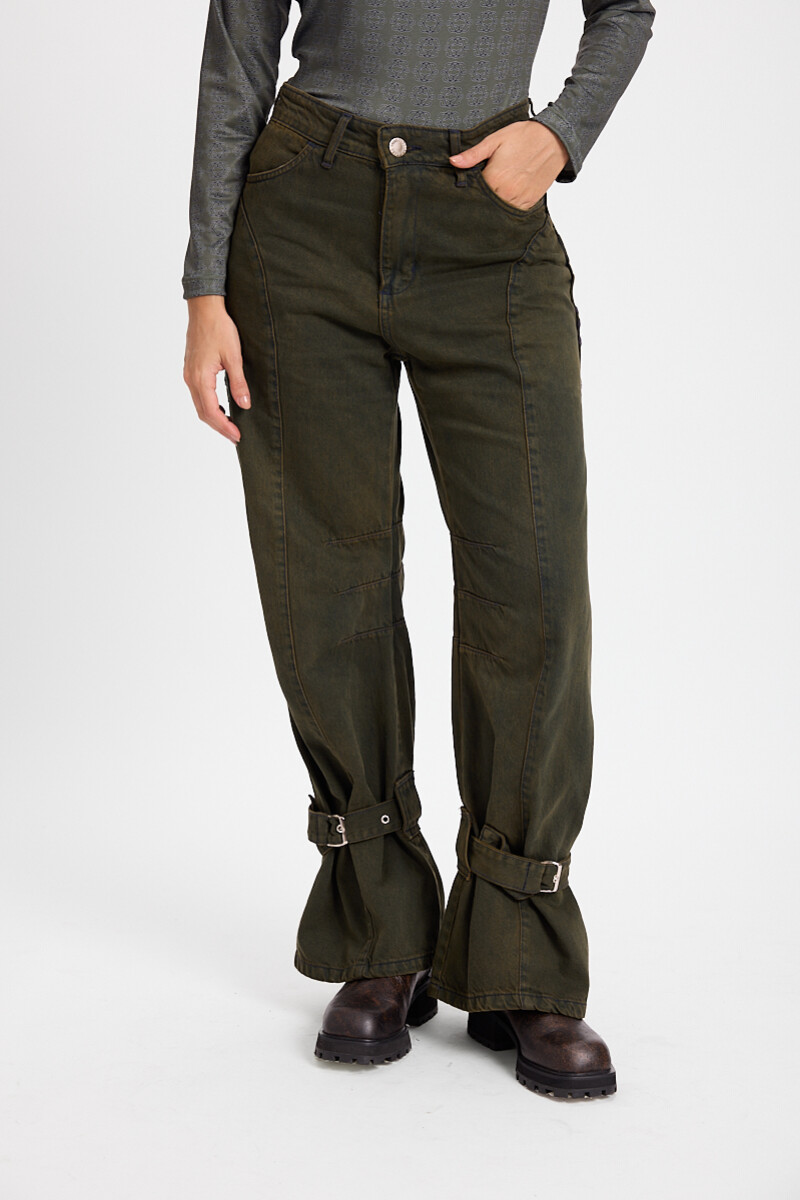 Jean Grounded Verde