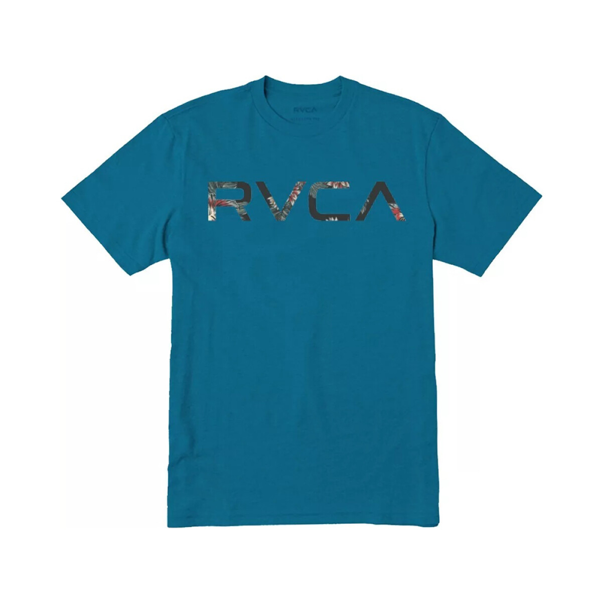 REMERA RVCA MCFLORAL - Blue 