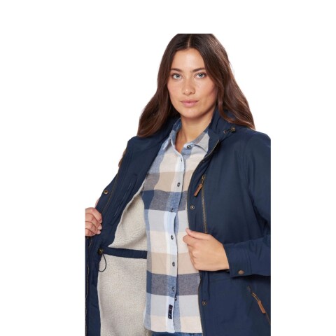 CAMPERA CORDERITO XS-XXL AZUL