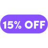 15 % OFF