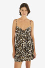 VESTIDO CORTO Animal Print