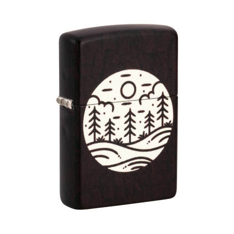 Encendedor Zippo Negro C/diseño 0