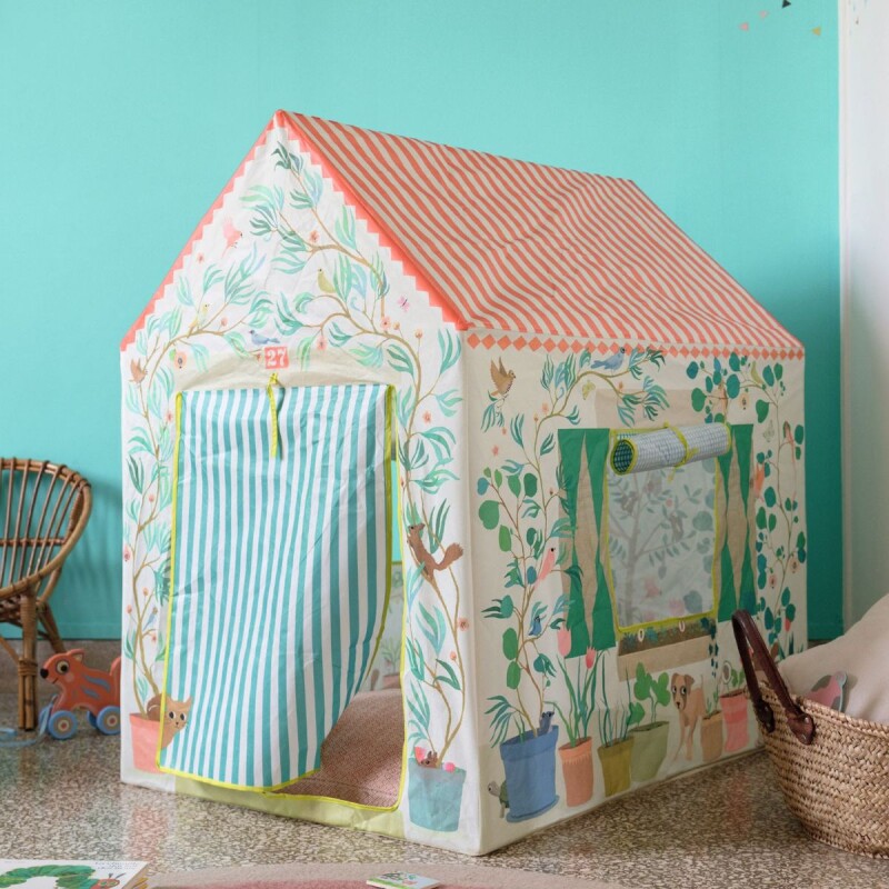 Carpa infantil de tela tipo casita 1.05mts Carpa infantil de tela tipo casita 1.05mts