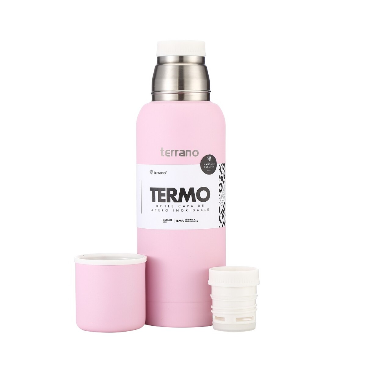 TERMO TERRANO SLIM 750ML - ROSA MIAMI 